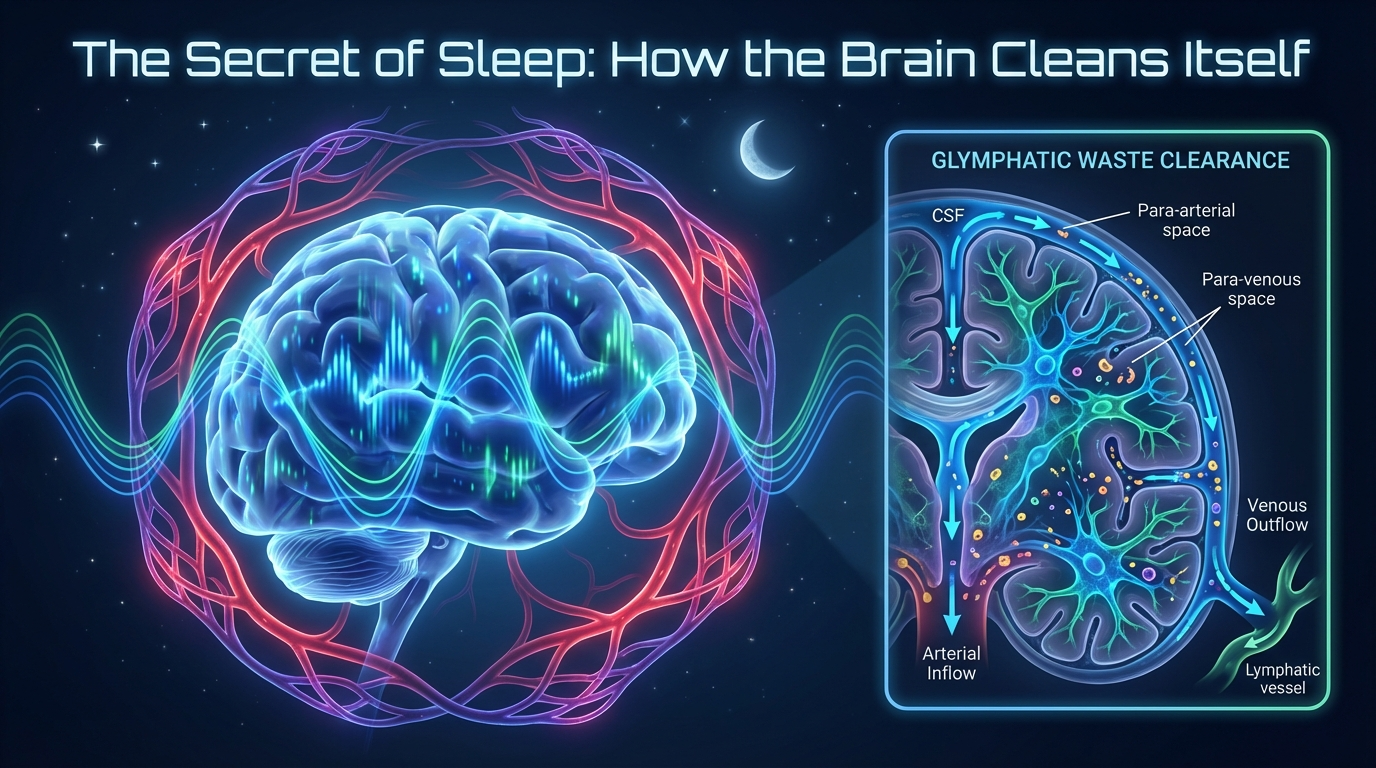 Nuove scoperte sul sistema glinfatico rivelano che la vasomozione regola la salute cerebrale durante il sonno