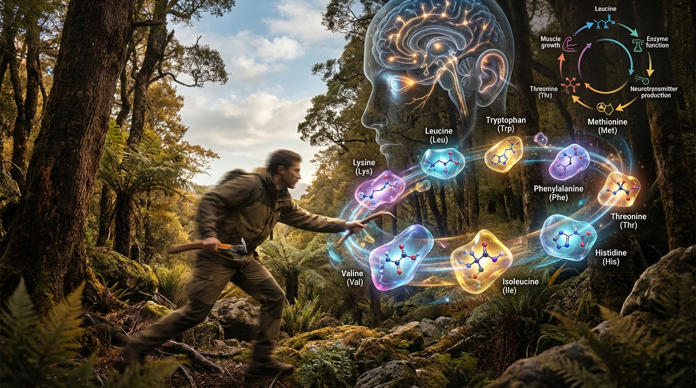 L'importanza degli amminoacidi essenziali nell'evoluzione umana e nel comportamento alimentare