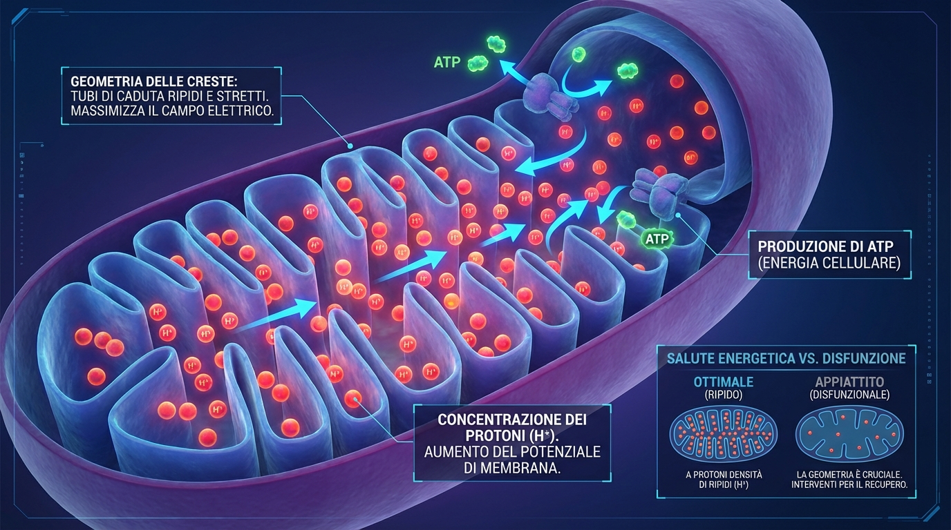 Il ruolo cruciale della geometria delle criste mitocondriali nella produzione di energia cellulare