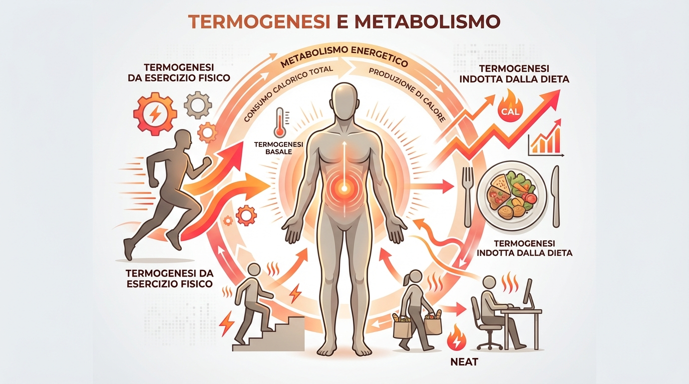 La termogenesi: ruolo e impatti sul metabolismo e gestione del peso