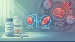 Integratori di Magnesio: Benefici per la Salute Cardiaca e Muscolare nello Stress Cronico