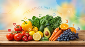 L'influenza dei colori di frutta e verdura sul benessere mentale: come la nutrizione visiva migliora le emozioni.