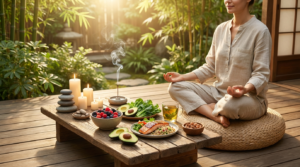 La meditazione consapevole e il suo impatto sulle abitudini alimentari: un approccio dalla tradizione buddista alla nutrizione moderna