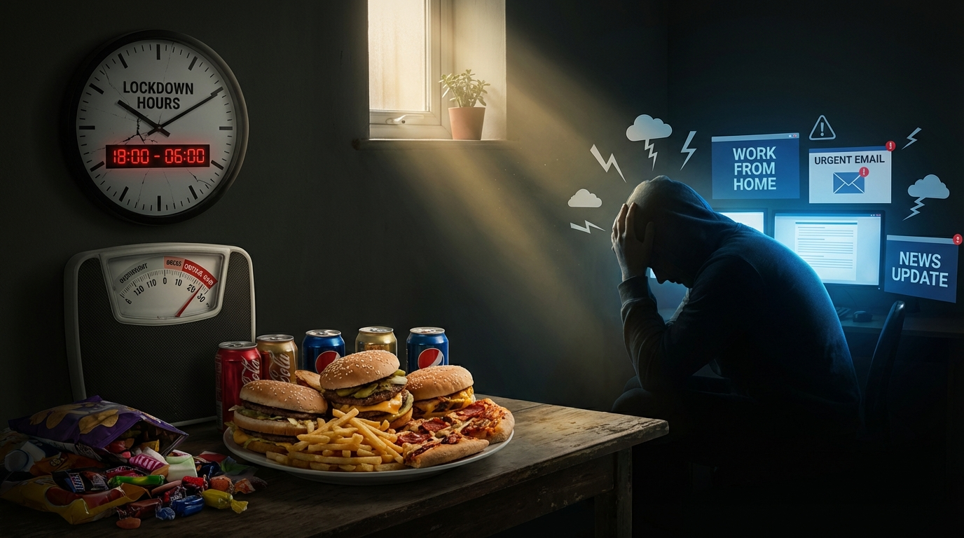 L'impatto della pandemia sulla crescita dell'obesità: restrizioni alimentari e aumento dello stress modificano le abitudini globali