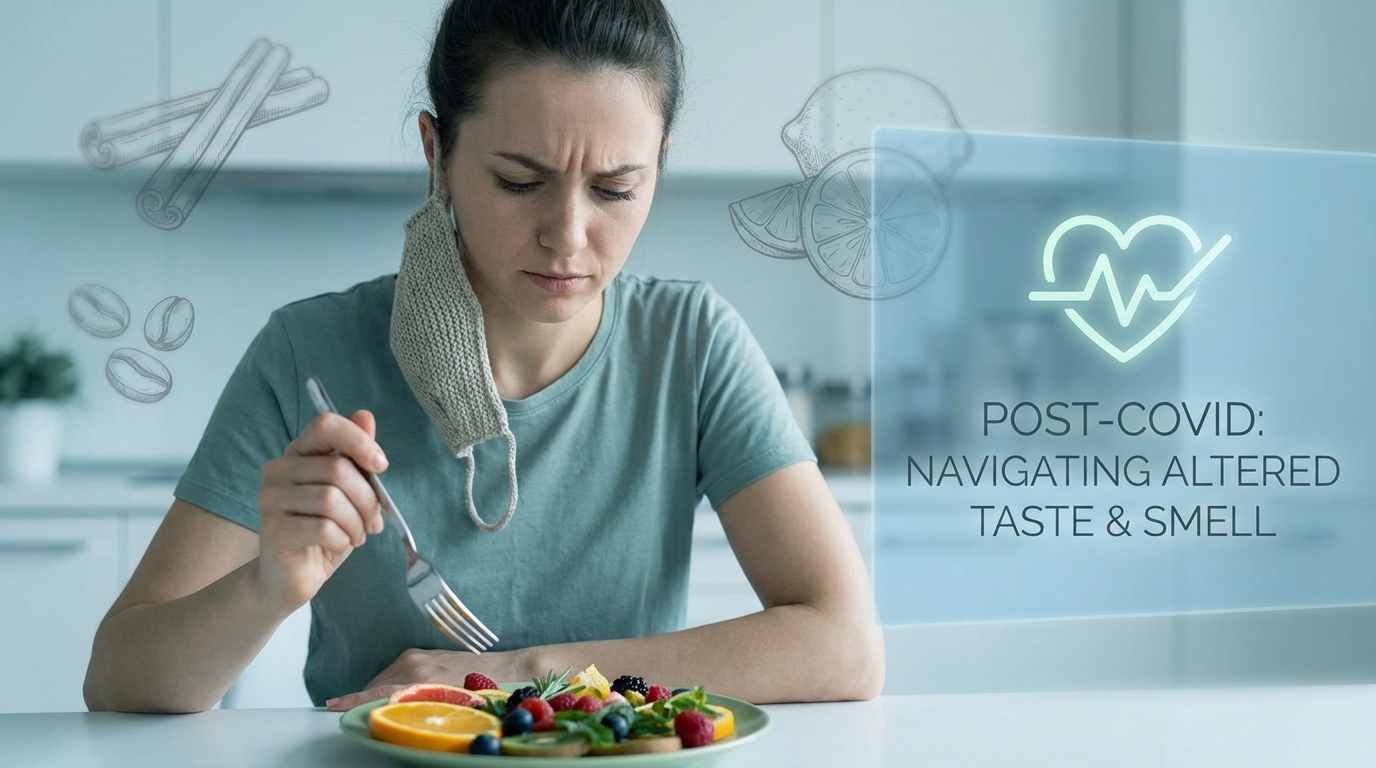 L'Alterazione del Gusto e dell'Olfatto Post-COVID: Impatti sulla Nutrizione e Strategie di Recupero