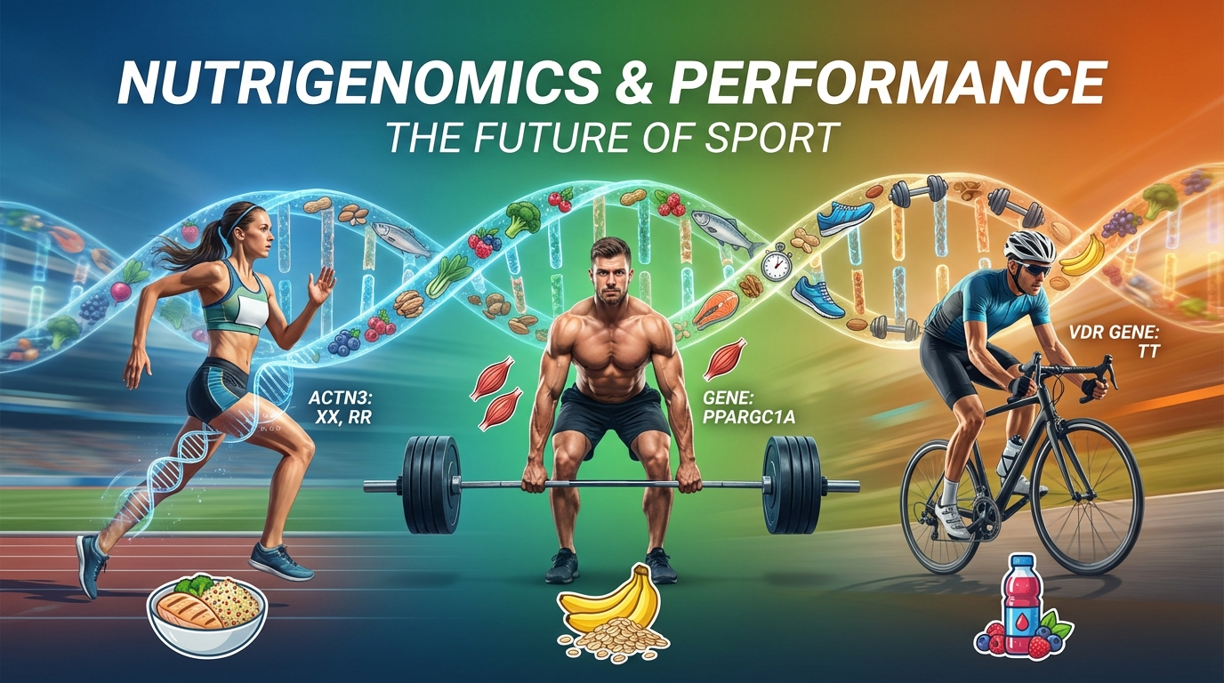 Nutrigenomica: come le variazioni genetiche influenzano le performance e le necessità nutrizionali degli atleti