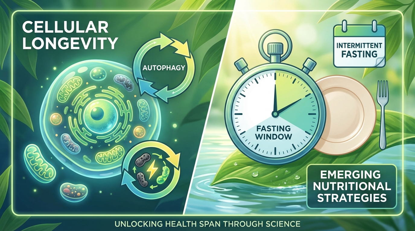 Autofagia e digiuno intermittente: strategie emergenti per la longevità cellulare e la salute a lungo termine