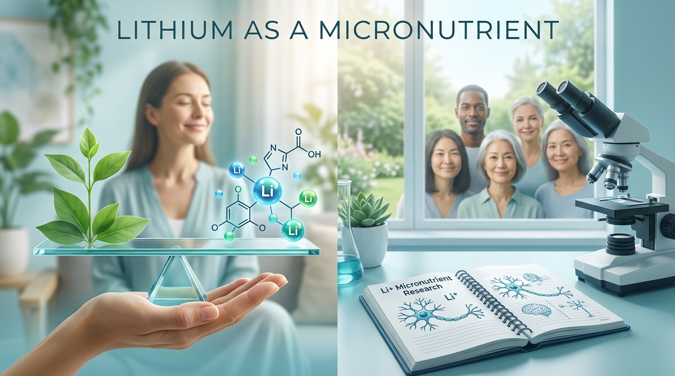 Il litio come micronutriente: ricerche evidenziano benefici per la salute mentale e stabilità dell'umore