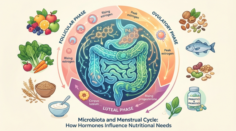 Il microbiota intestinale e le sue variazioni nel ciclo mestruale: impatti sulla risposta metabolica e le necessità nutrizionali delle donne