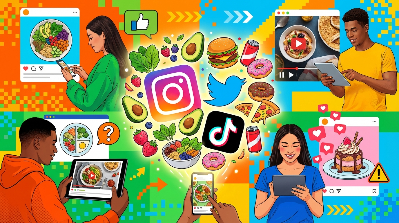 I social media influenzano le scelte alimentari delle nuove generazioni: opportunità e sfide per la salute