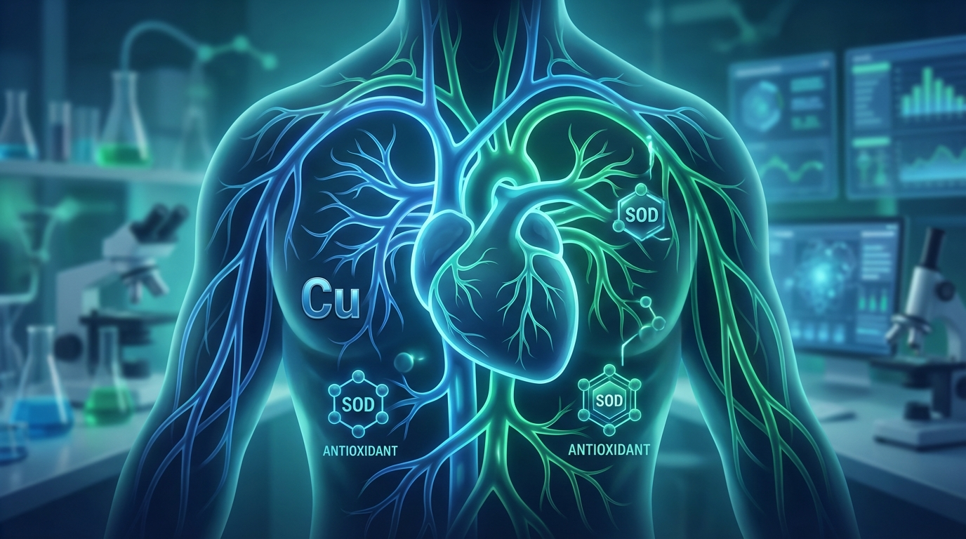 Il Rame: Un Minerale Chiave per la Salute Vascolare e la Prevenzione delle Malattie Cardiache