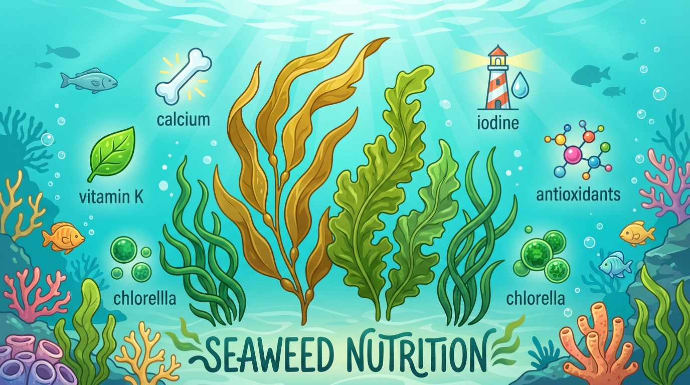 Benefici delle alghe marine per la salute ossea e le funzioni cognitive: evidenze scientifiche e considerazioni nutrizionali