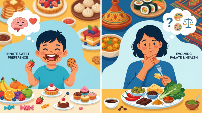 L'evoluzione della percezione del gusto e il suo impatto sulle scelte alimentari e la salute