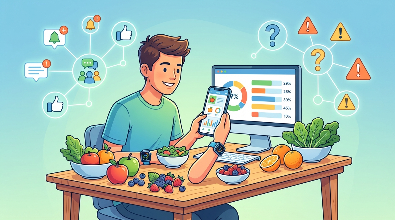 Tecnologie digitali e stili alimentari sani: opportunità e sfide per il benessere umano