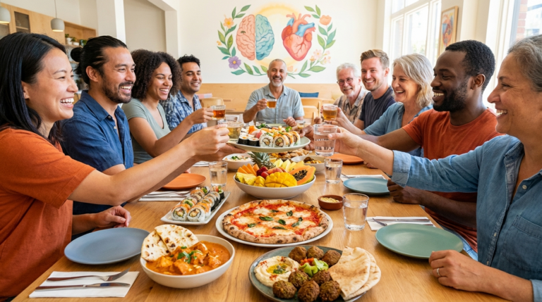 La diversità culinaria come chiave per il benessere psicologico e la salute mentale