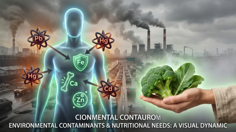 L'inquinamento ambientale altera l'assorbimento dei nutrienti e aumenta le necessità nutrizionali delle popolazioni esposte