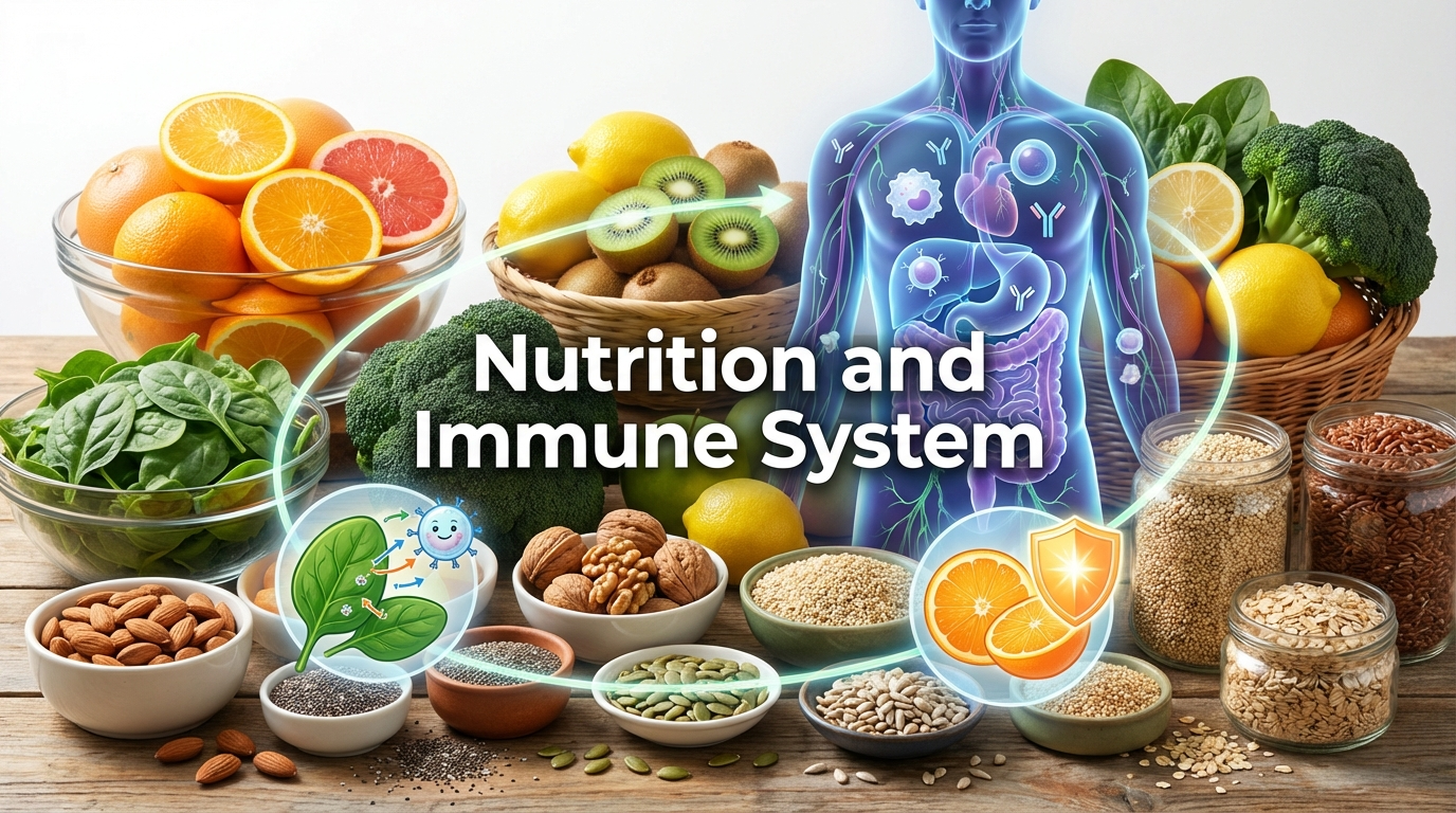 Il cibo come fattore modulante del sistema immunitario: alimenti e nutrienti che influenzano le risposte immunitarie