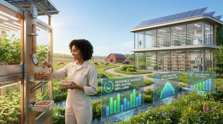 Produzione di alimenti a base di insetti: innovazioni e prospettive per la nutrizione sostenibile