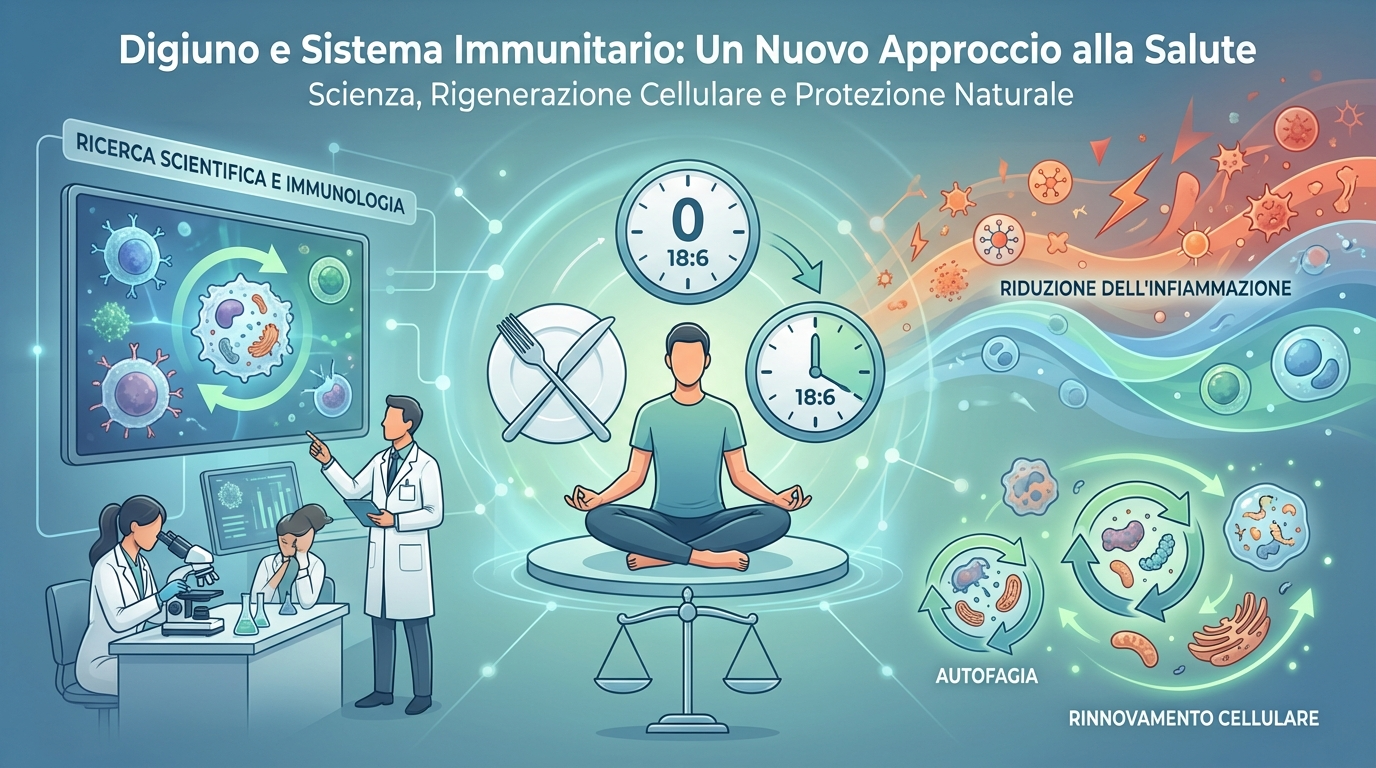 Il digiuno prolungato e la restrizione calorica: potenziali benefici per il sistema immunitario nelle malattie autoimmuni