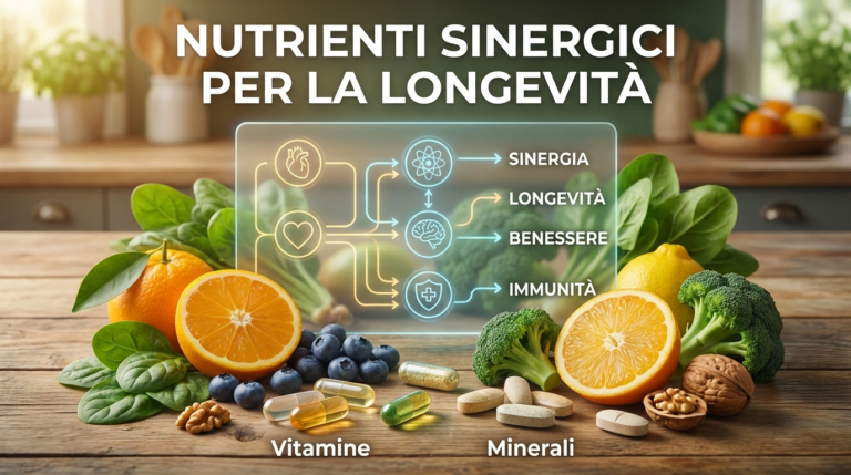 Sinergia Nutrizionale: Combinazioni di Nutrienti per Promuovere la Longevità e la Salute Immunitaria