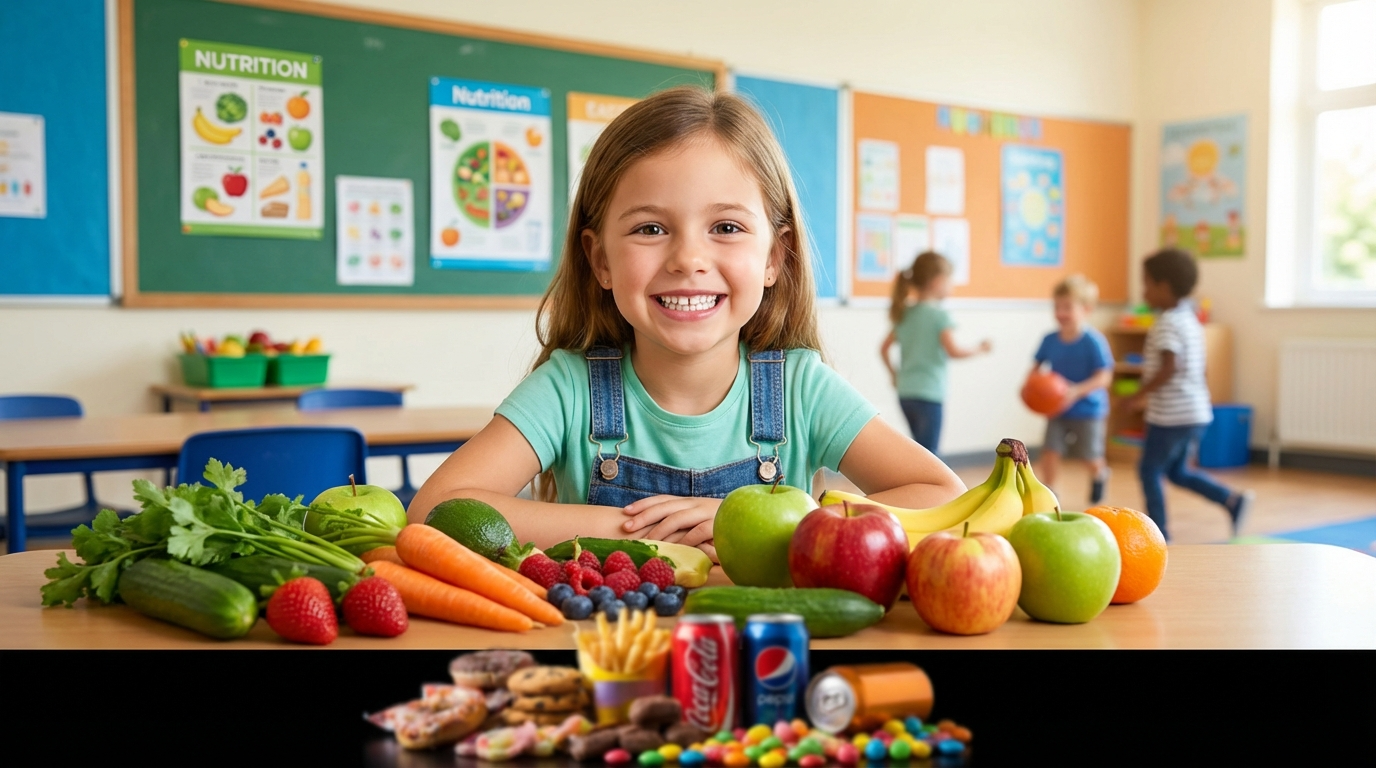 Abitudini alimentari sane fondamentali per la salute dentale nei bambini: implicazioni per le politiche scolastiche