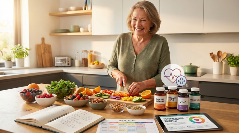 Nutrizione personalizzata per migliorare la salute immunitaria negli anziani