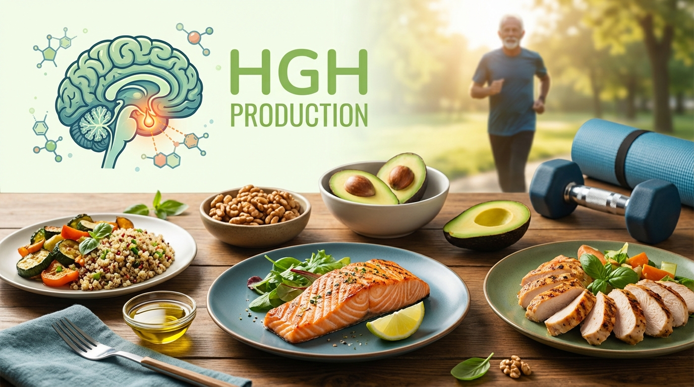 L'alimentazione influisce sulla produzione dell'ormone della crescita umano e sulla longevità