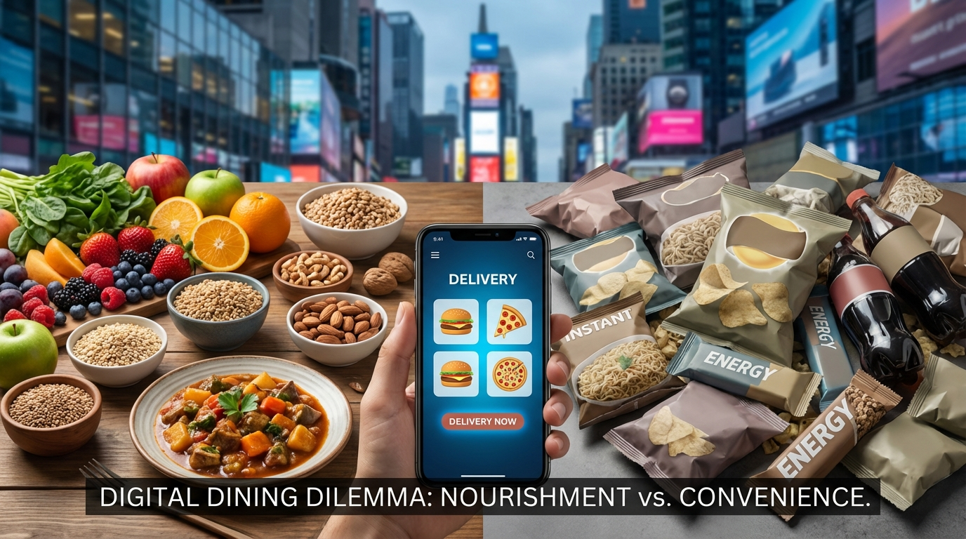 La digitalizzazione minaccia le tradizioni alimentari e aumenta il rischio di malnutrizione nelle società moderne