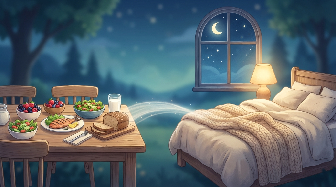 Nutrizione e sonno: come le abitudini alimentari influenzano la qualità del sonno e il sistema immunitario