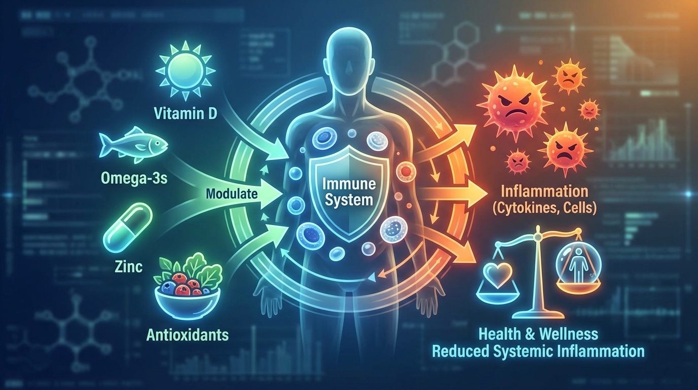 Micronutrienti e Infiammazione: Come Nutrienti Specifici Possono Modulare la Risposta Immunitaria