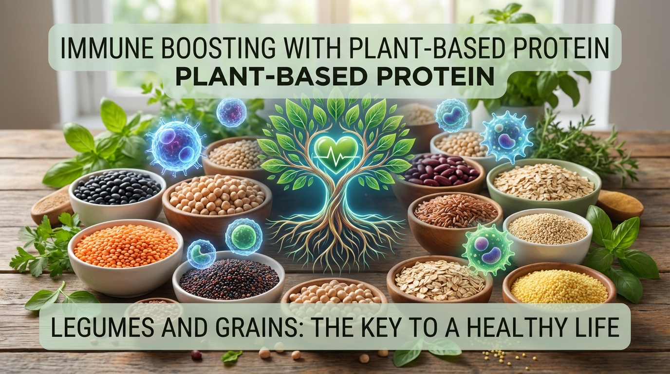 Le proteine vegetali e il loro ruolo nella salute immunitaria e nella longevità