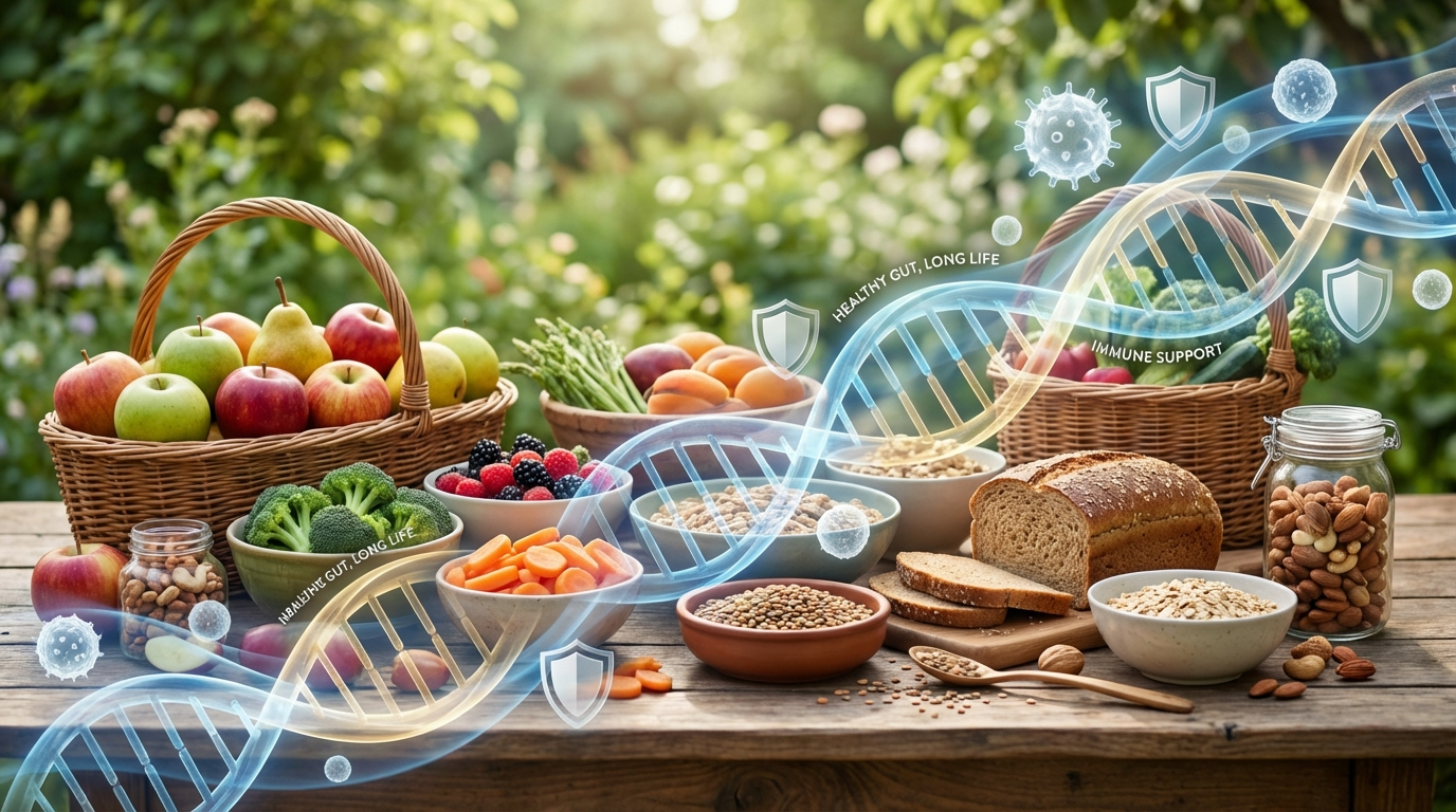 Una dieta ricca di fibre riduce il rischio di malattie croniche e promuove la longevità