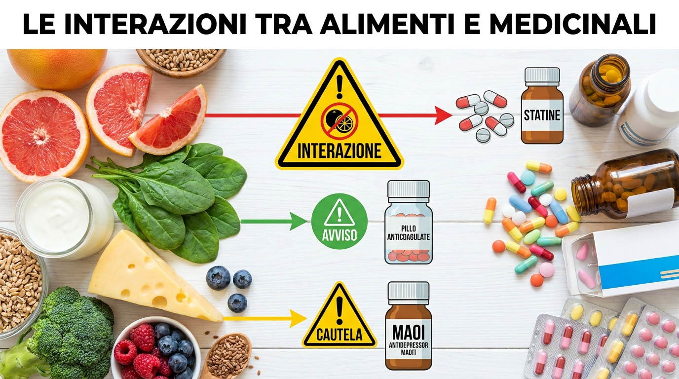 Interazioni tra alimenti e farmaci: Implicazioni per l'assorbimento e l'efficacia terapeutica