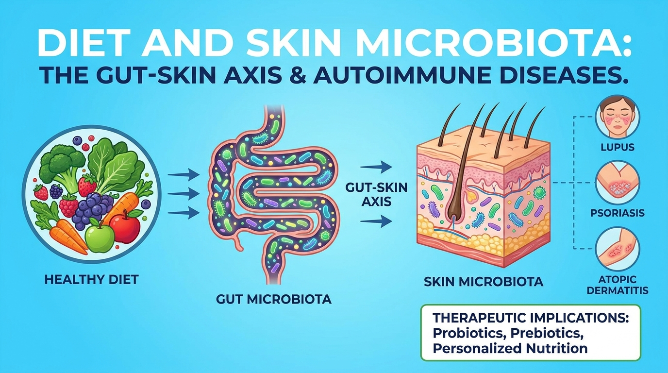 Dieta e Microbiota Cutaneo: Implicazioni per le Malattie Autoimmuni della Pelle