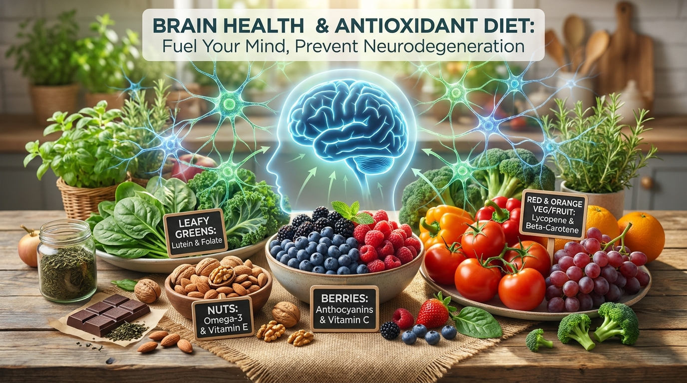 Diete ricche di antiossidanti: potenziale nella prevenzione delle malattie neurodegenerative