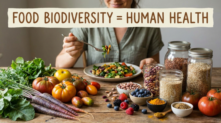 La biodiversità alimentare migliora la salute umana attraverso la diversificazione della dieta