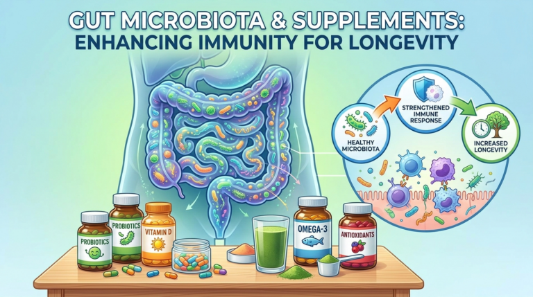 Interazioni tra Microbiota Intestinale e Integratori Nutrizionali: Impatti sulla Risposta Immunitaria e la Longevità