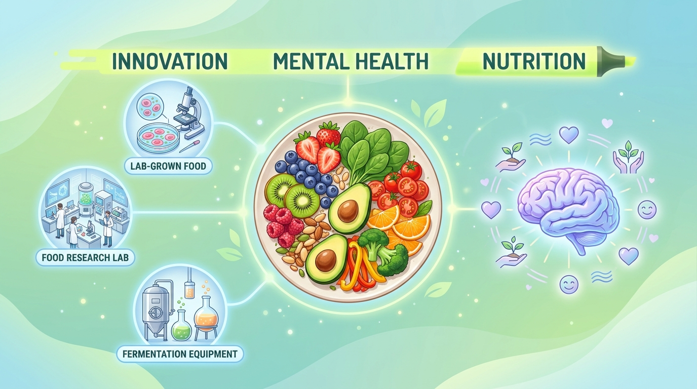 Innovazione Alimentare: Come le Nuove Tecnologie Influenzano la Salute Mentale e il Benessere Psicologico