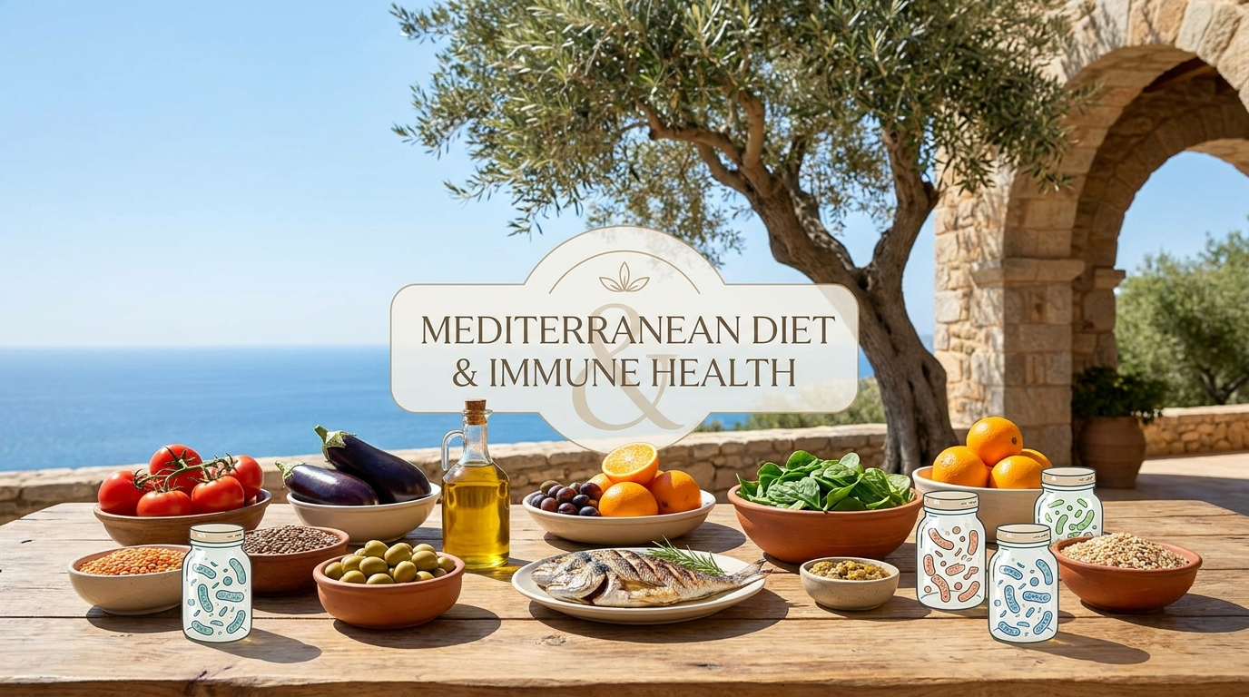 La dieta mediterranea: un alleato per la risposta immunitaria e la longevità