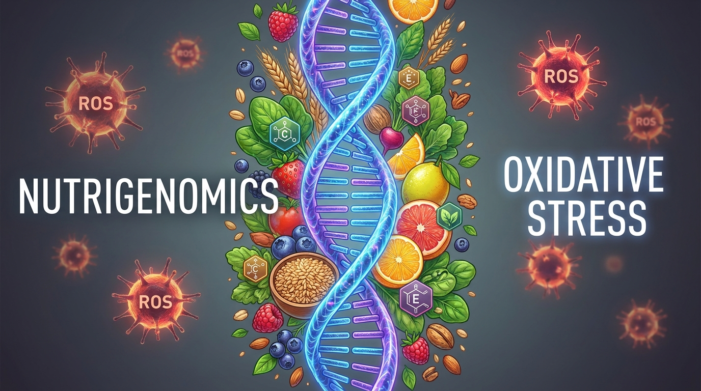 Nutrigenomica: l'impatto delle variazioni genetiche sulla risposta alimentare e sul metabolismo degli antiossidanti