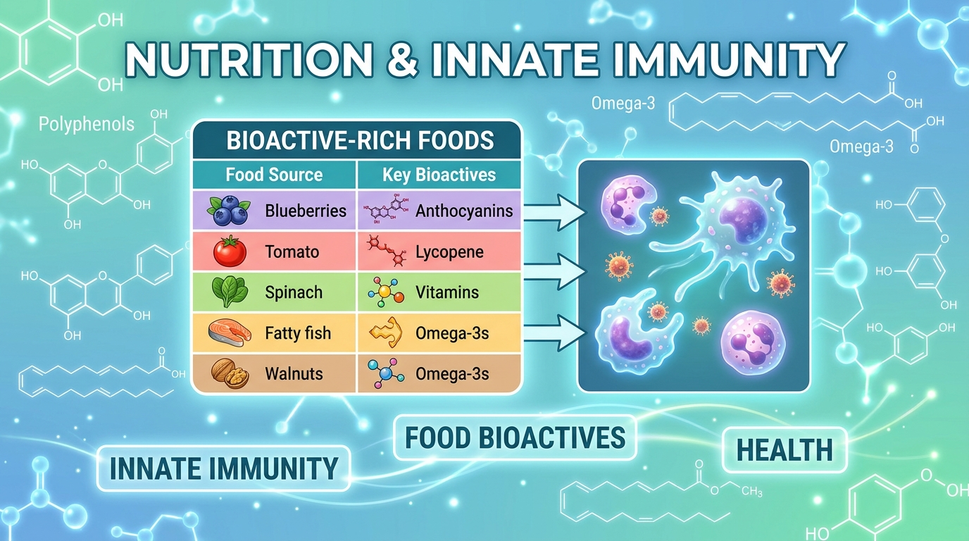 L'alimentazione e il ruolo dei bioattivi nella modulazione dell'immunità innata: evidenze scientifiche emergenti