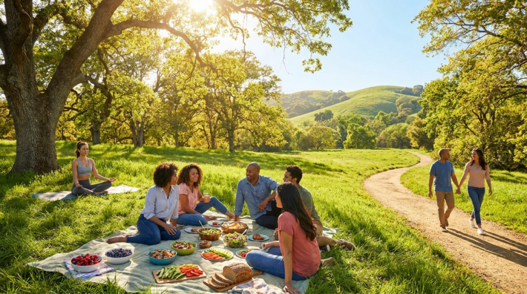 La natura influisce positivamente sulle scelte alimentari e sul benessere mentale, secondo recenti ricerche.