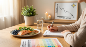 "Dieta Personalizzata e Cortisolo: Strategie Nutrizionali per Gestire lo Stress e Promuovere il Benessere"
