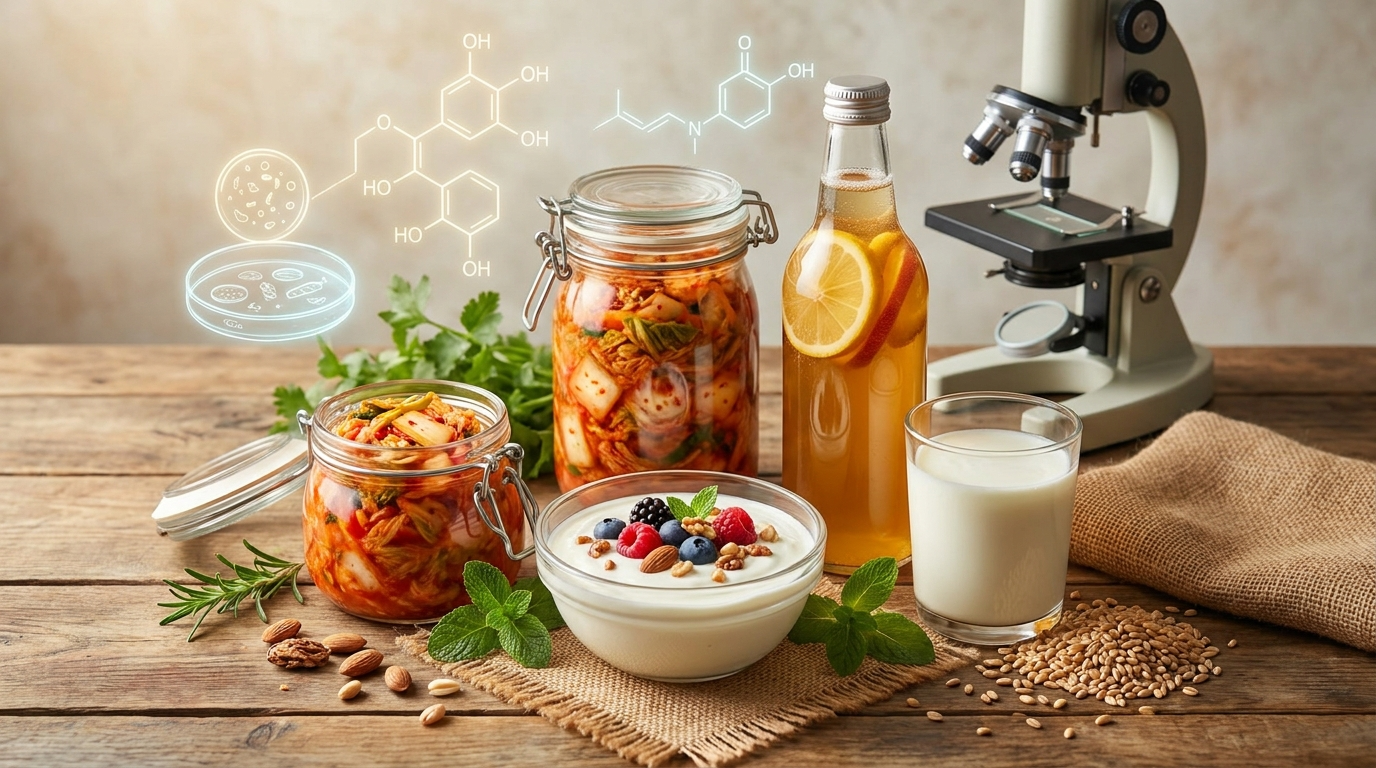 Gli alimenti fermentati promuovono la longevità cellulare e rafforzano il sistema immunitario, secondo recenti evidenze scientifiche
