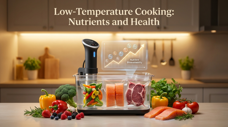 La cucina a basse temperature migliora la biodisponibilità dei nutrienti e offre benefici per la salute