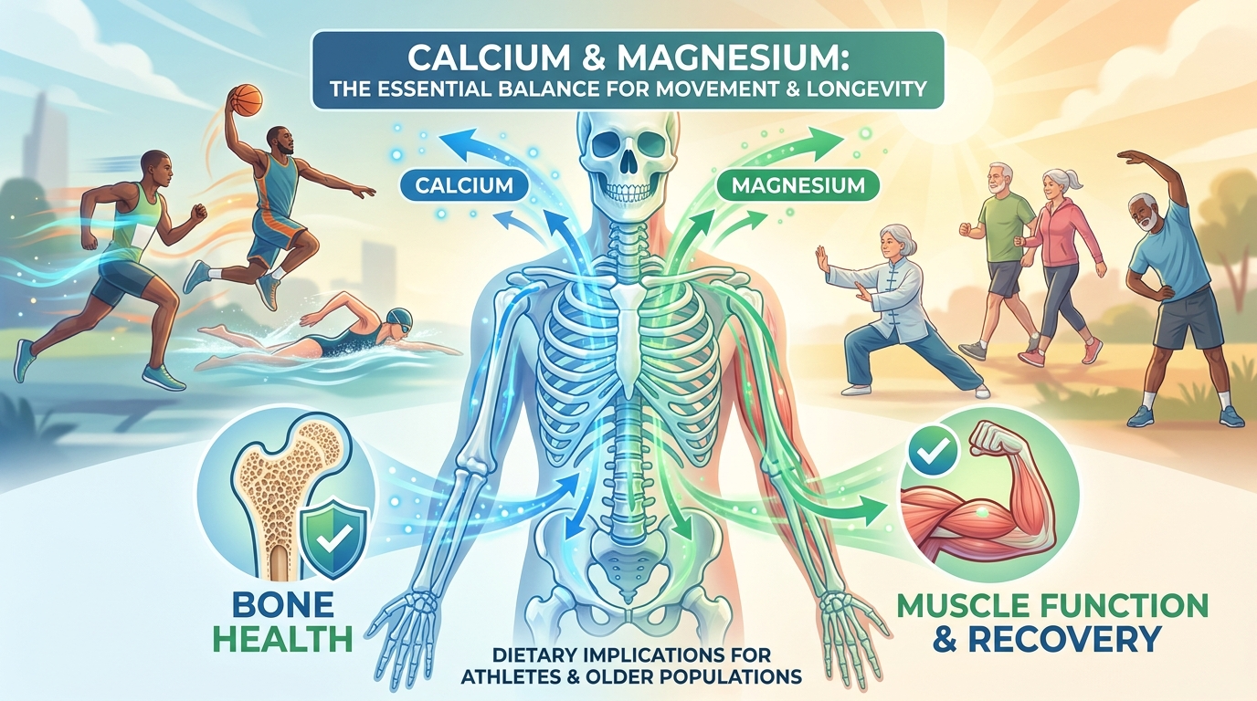 Calcio e magnesio: l'importanza dell'equilibrio per la salute ossea e muscolare