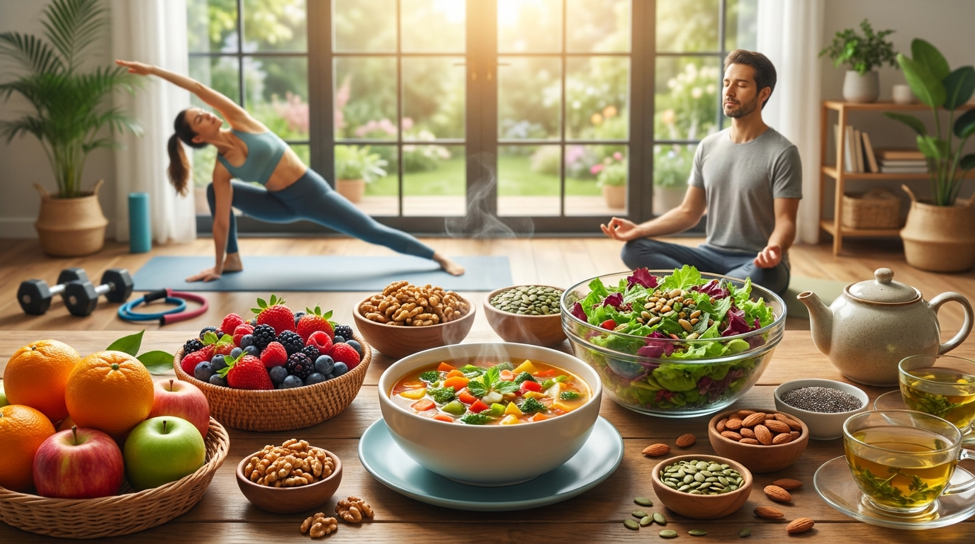 Stile di vita e alimentazione: fattori chiave per l'autoregolazione del sistema immunitario e la longevità
