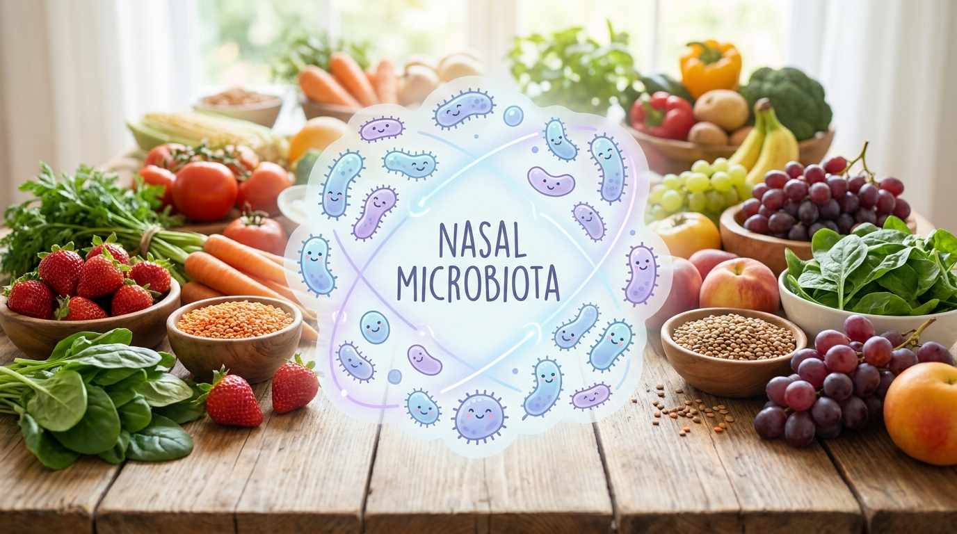 Dieta vegetale e microbiota nasale: effetti positivi sulla salute respiratoria e immunitaria
