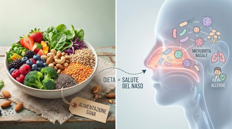 L'influenza della dieta sulla salute del microbiota nasale e delle vie respiratorie: un'analisi delle evidenze emergenti