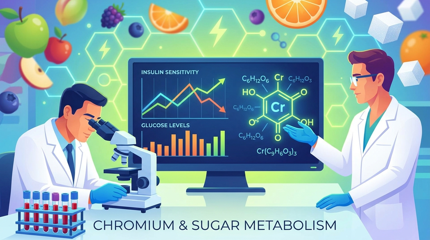 Il cromo: ruolo nella sensibilità all'insulina e gestione del metabolismo degli zuccheri secondo le evidenze scientifiche